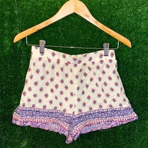 Jealous Tomato High Waisted Boho Patterned Cloth Shorts